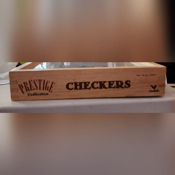 2002 CARDINAL PRESTIGE COLLECTION CHECKERS GAME  Wooden Box BENIFITS CHARITY - Picture 6 of 7